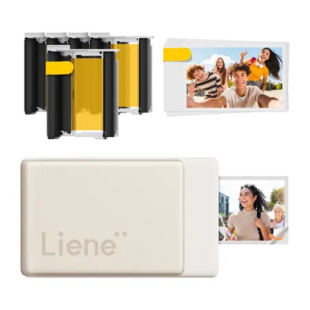Liene Pearl N200 Pro 2x3" Portable Photo Printer Kit (Gold)